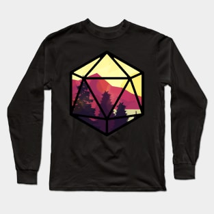 Fire Forest D20 Long Sleeve T-Shirt